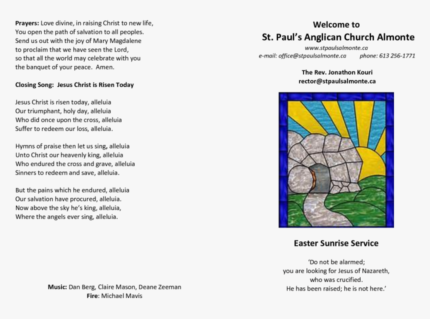 Transparent Alleluia Clipart - Empty Tomb Of Jesus, HD Png Download, Free Download