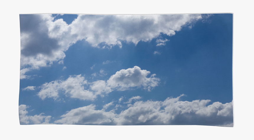 Toalha Nuvens Em Céu Azul De Mps Fotona - Cumulus, HD Png Download, Free Download