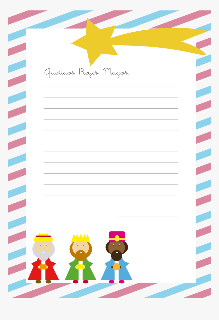 Carta Reyes Magos - Carta Reyes Magos Vector Png, Transparent Png, Free Download