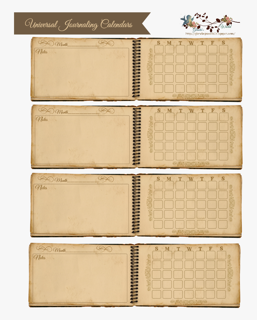 Calendar Png Vintage, Transparent Png, Free Download