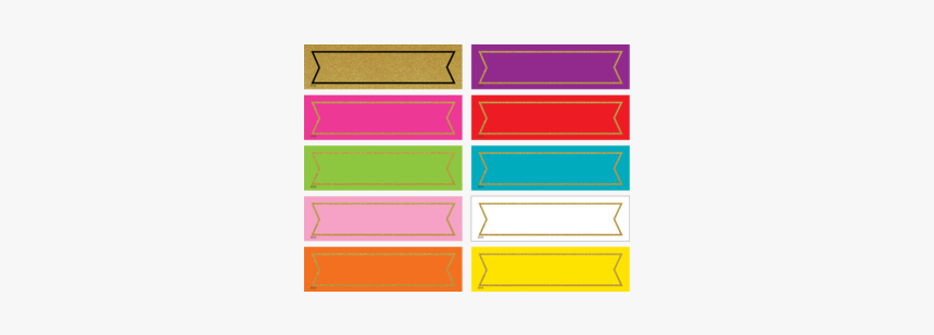 Colorful Gold Shimmer Labels - Graphic Design, HD Png Download, Free Download