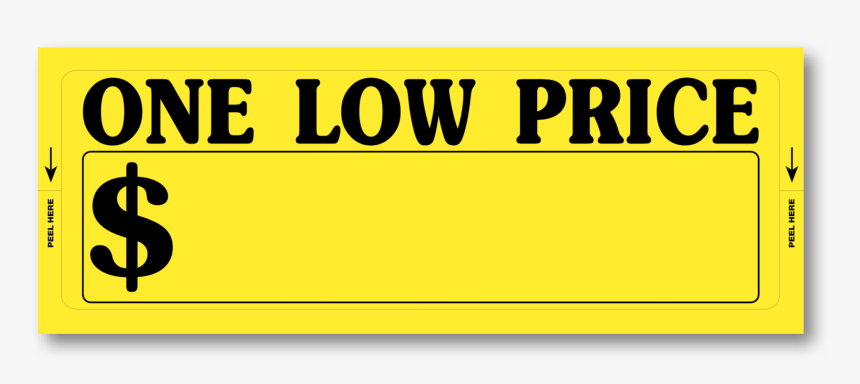 [more], One Low Price Window Stickers - Price Sticker On Cd, HD Png Download, Free Download