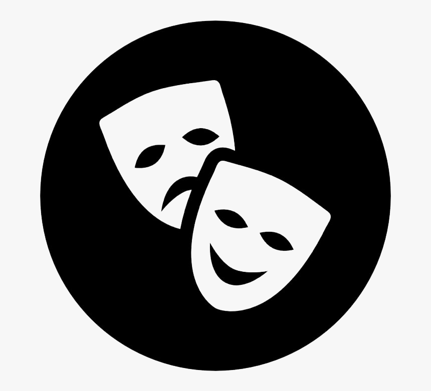 Drama Mask Theatre Png Image - White Theatre Png, Transparent Png, Free Download