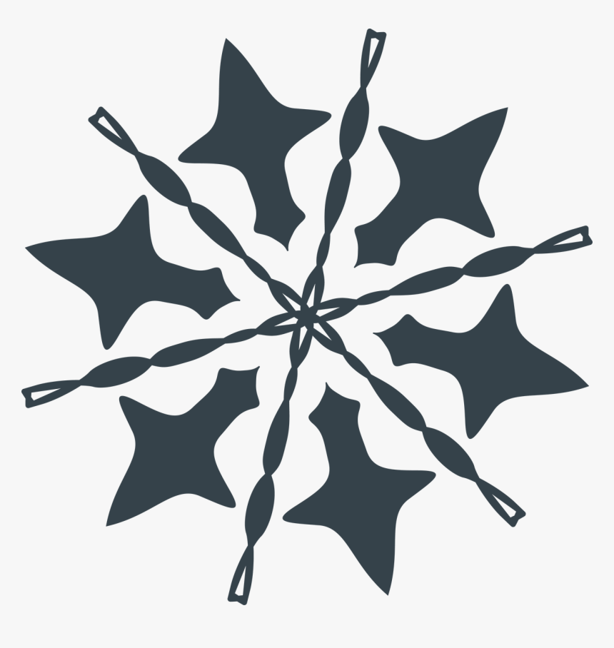 Let It Snow Snowflake - Illustration, HD Png Download, Free Download