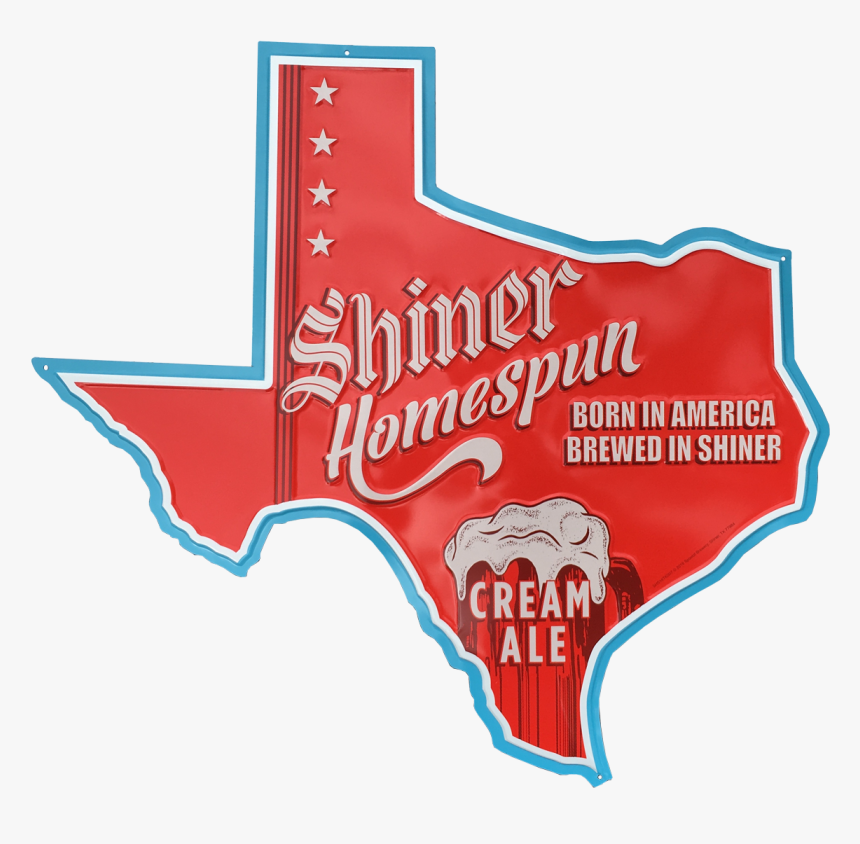 Texas Homespun Cream Ale Sign - Shiner Bohemian Black Lager, HD Png Download, Free Download