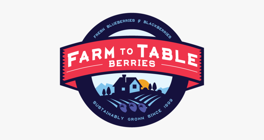 Farm To Table Berries Logo - Label, HD Png Download, Free Download