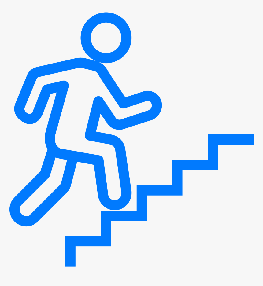 Staircase Vector Next Step - Stair Climbing Clipart, HD Png Download, Free Download