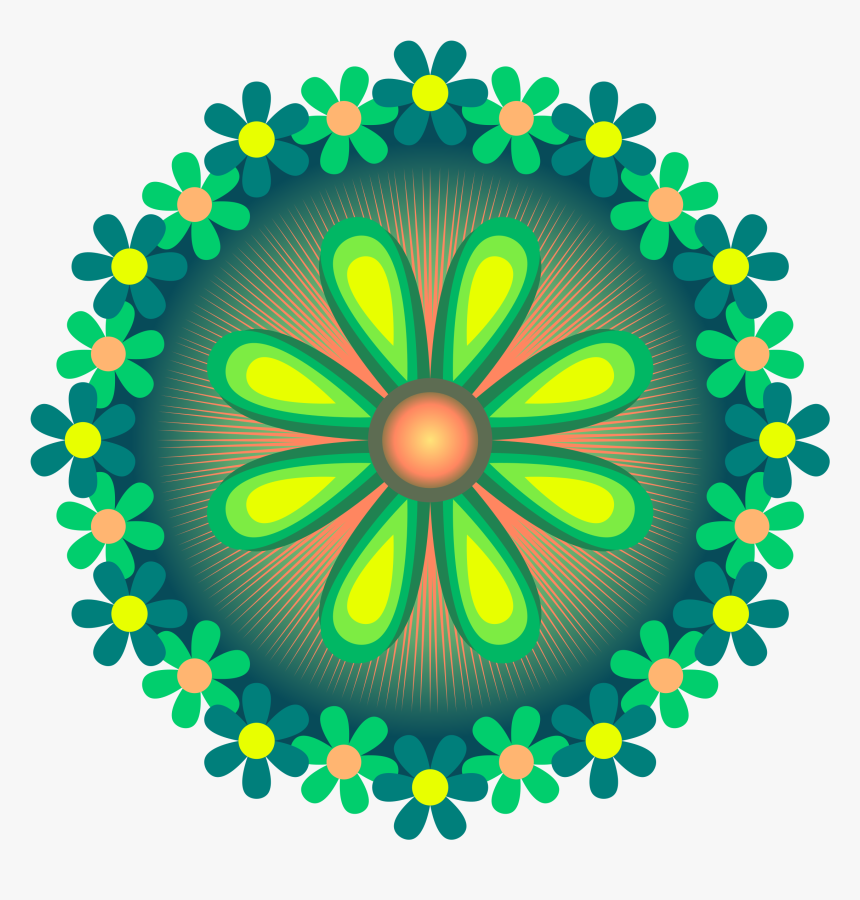 Design Element Png - Rangoli, Transparent Png, Free Download