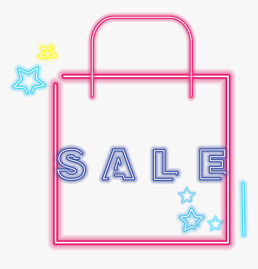 Shopping Bag Border Element Png And Vector Image , - Transparent Shopping Border, Png Download, Free Download