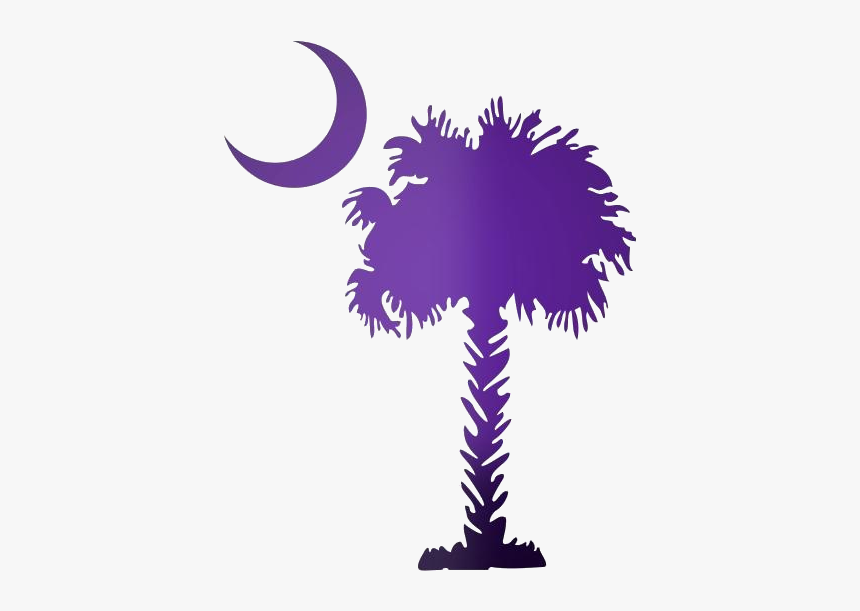 Moon Tree Png - Clip Art Palmetto Tree, Transparent Png, Free Download