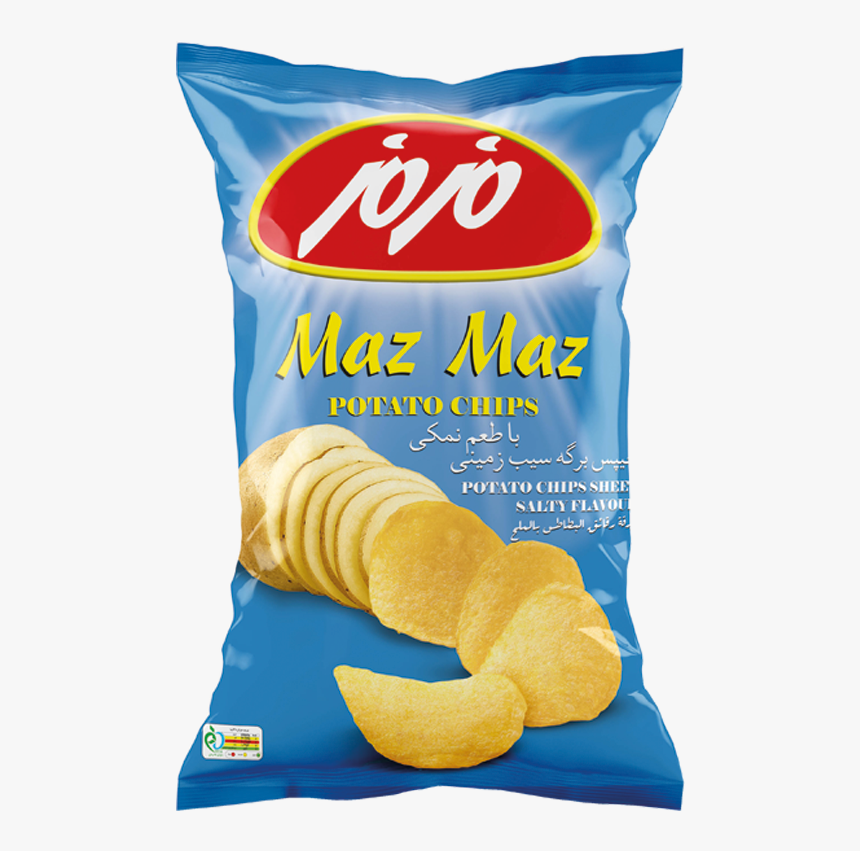 Salted Potato Chips - Maz Maz Chips, HD Png Download, Free Download