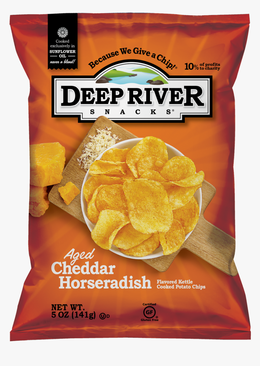 Deep River Cheddar Horseradish Chips, HD Png Download, Free Download