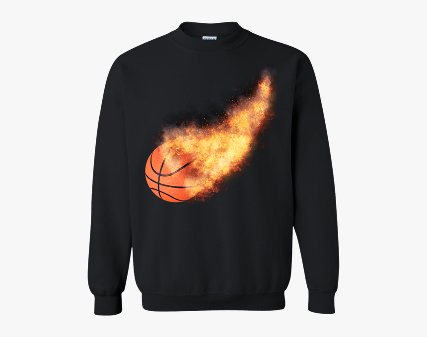 Transparent Flaming Basketball Png - Sweater, Png Download, Free Download