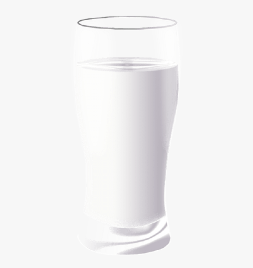 Cup Of Milk Png - Pint Glass Of Milk, Transparent Png, Free Download