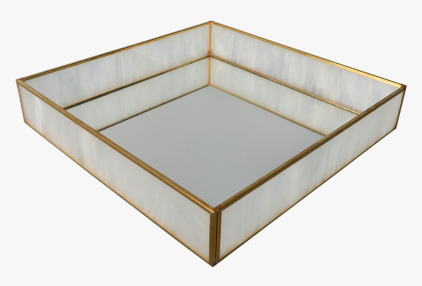 Milk Glass And Brass Box - Plywood, HD Png Download, Free Download
