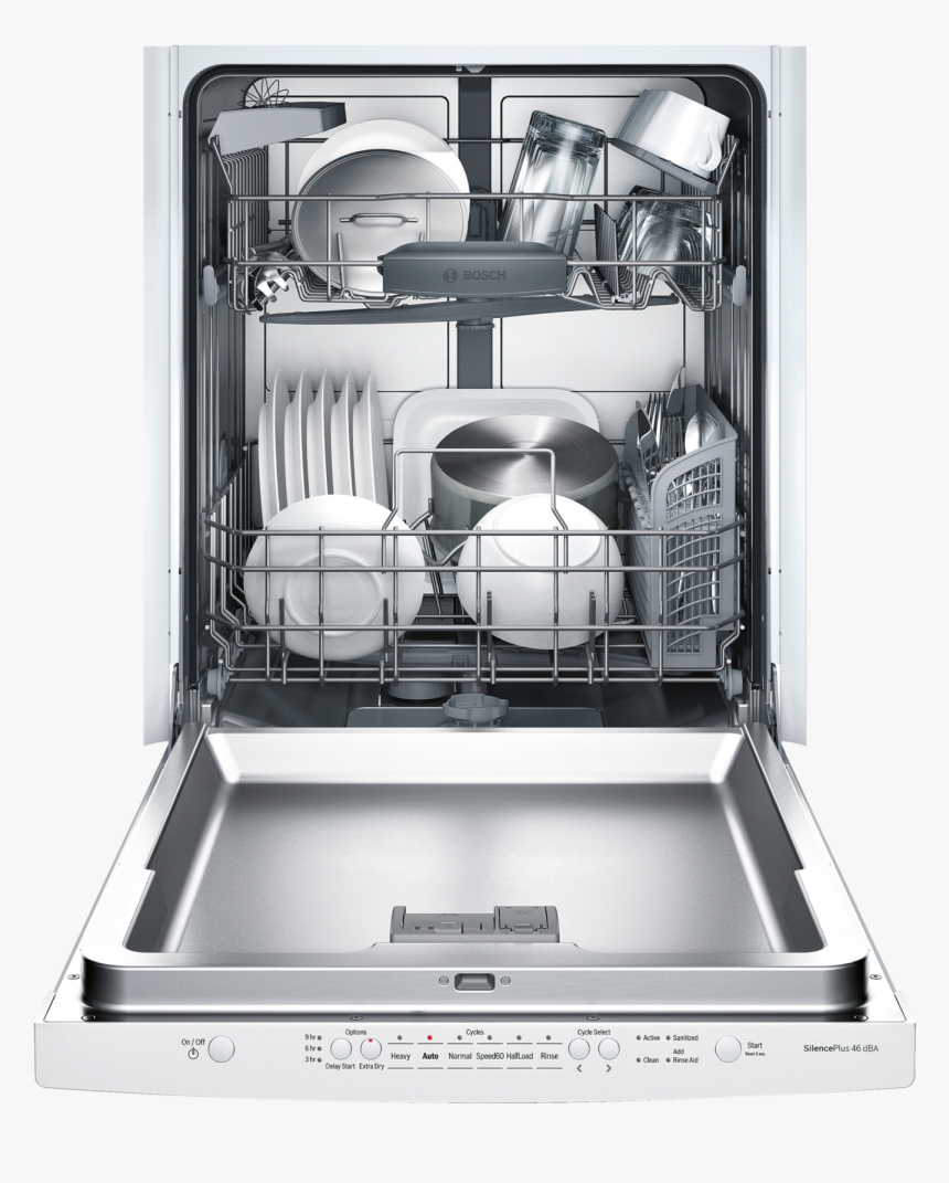 Bosch 100 Series Dishwasher Shem3ay55n, HD Png Download, Free Download