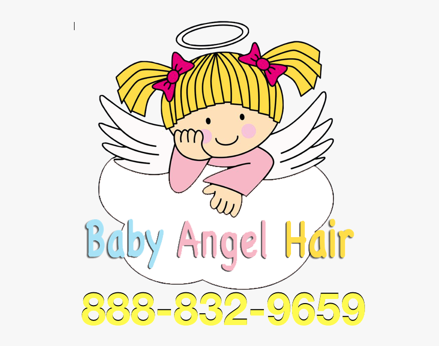 Baby Angel Hair Head Lice Removal Services - Cartoon, HD Png Download, Free Download