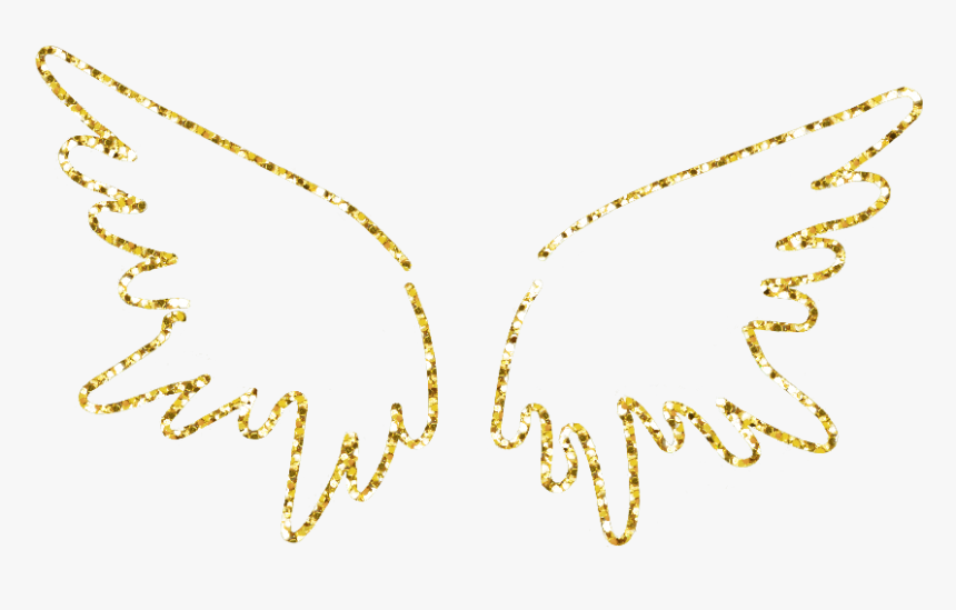 #angel #angelwings #wings #tumblr #gold #golden #goldenwings - Art, HD Png Download, Free Download