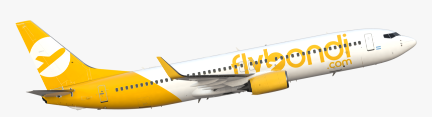 El Gobierno Autorizó A Volar A Una Empresa Que No Es - Avion Flybondi Png, Transparent Png, Free Download