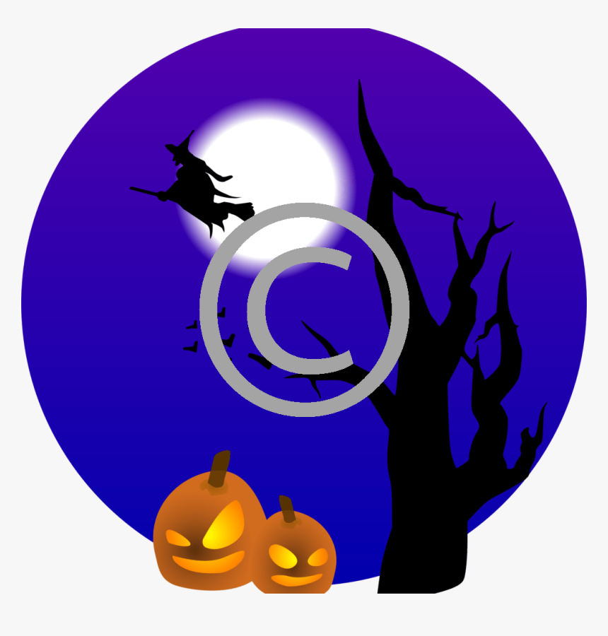 Free Halloween Scene Clipart, HD Png Download, Free Download
