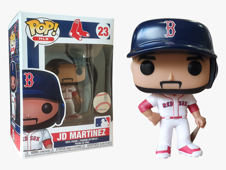 Mlb Baseball - J - D - Martinez Boston Red Sox Funko, HD Png Download, Free Download