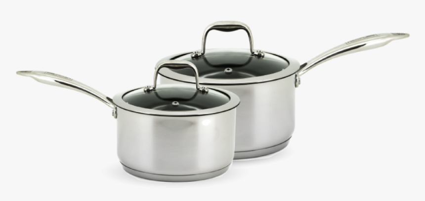 Neoflam Stainless Steel 2 X 18cm Sauce Pan Induction - Lid, HD Png Download, Free Download