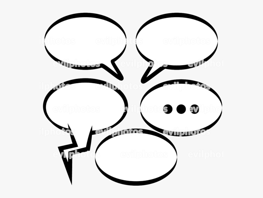 Speech Bubble Drawing Vector And Stock Photo - Circle, HD Png Download, Free Download