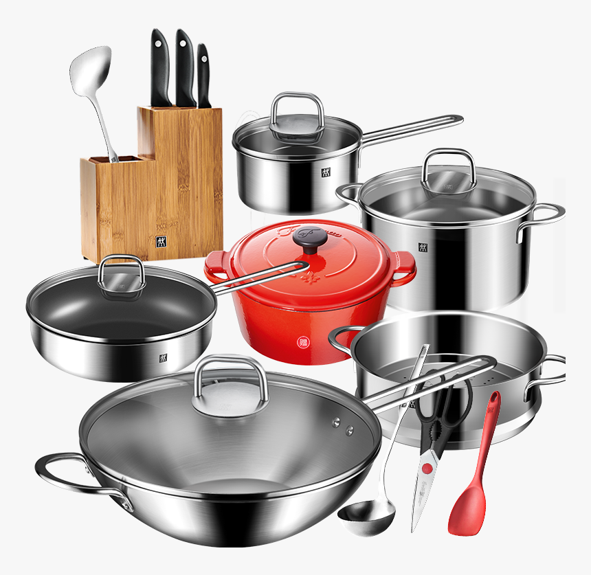 Germany Zwilling Wok Cookware Tool Kit Full Set Of - Stock Pot, HD Png Download, Free Download