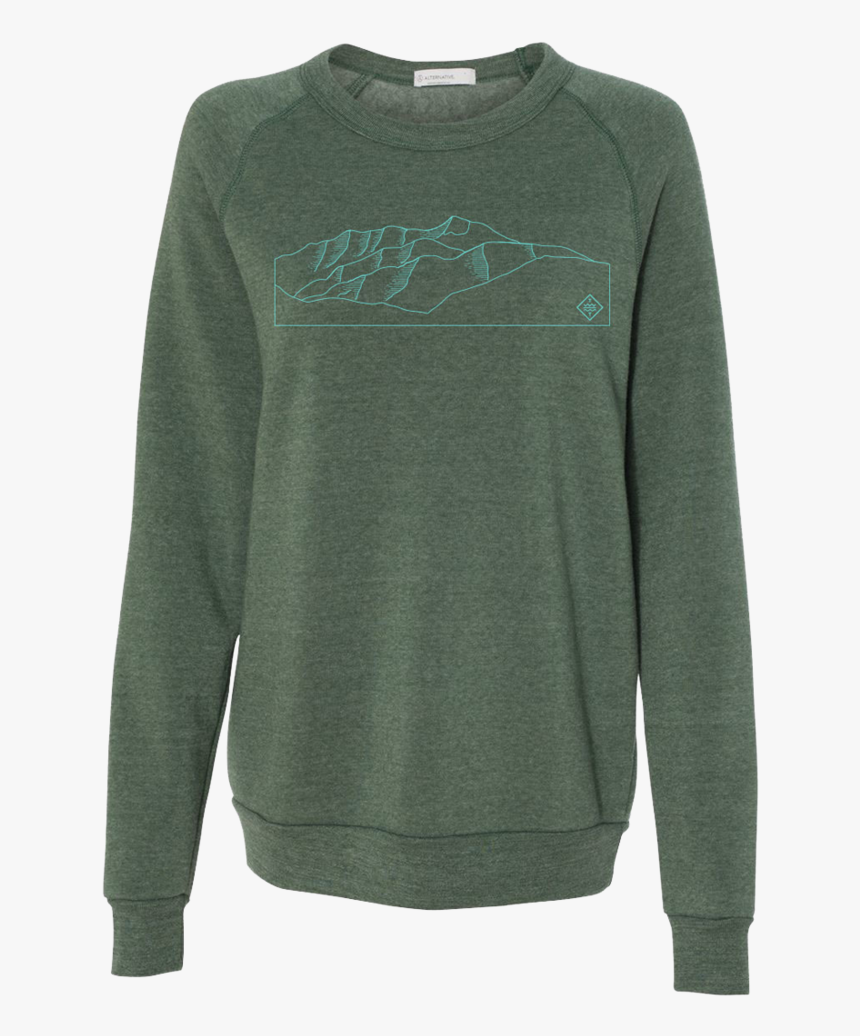 Chief Peak Mountain Range Crew Neck Fleece , Png Download - Sideman, Transparent Png, Free Download