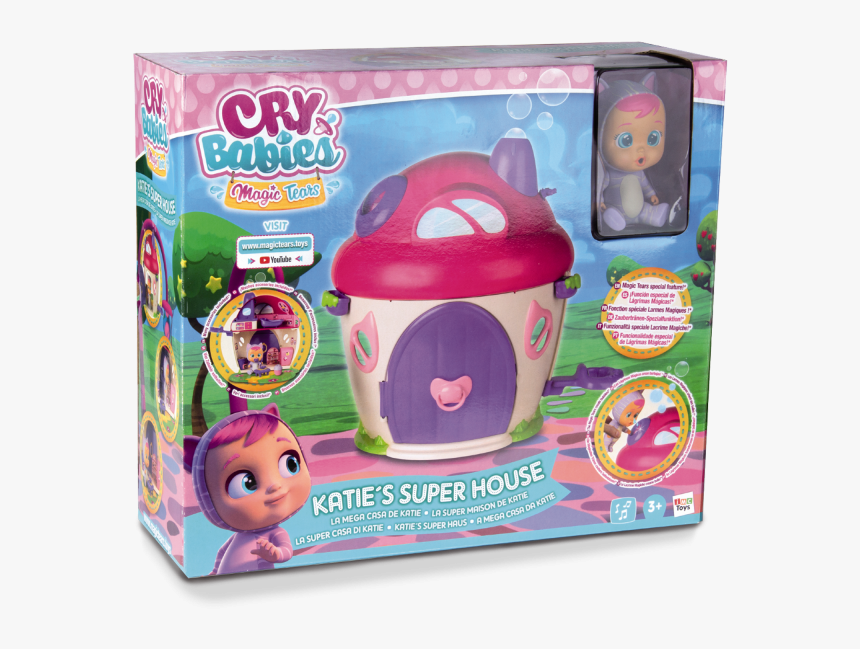 97940im Box V73 01 - Cry Babies Magic Tears Katie's Super House, HD Png Download, Free Download