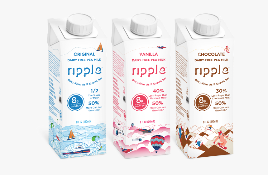 Transparent Milk Gallon Png - Ripple Foods, Png Download, Free Download