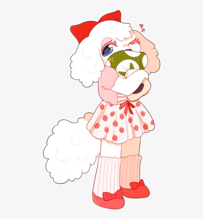 Cocker Spaniel Miitopia Flower Red White Clothing Mammal - English Cocker Spaniel, HD Png Download, Free Download