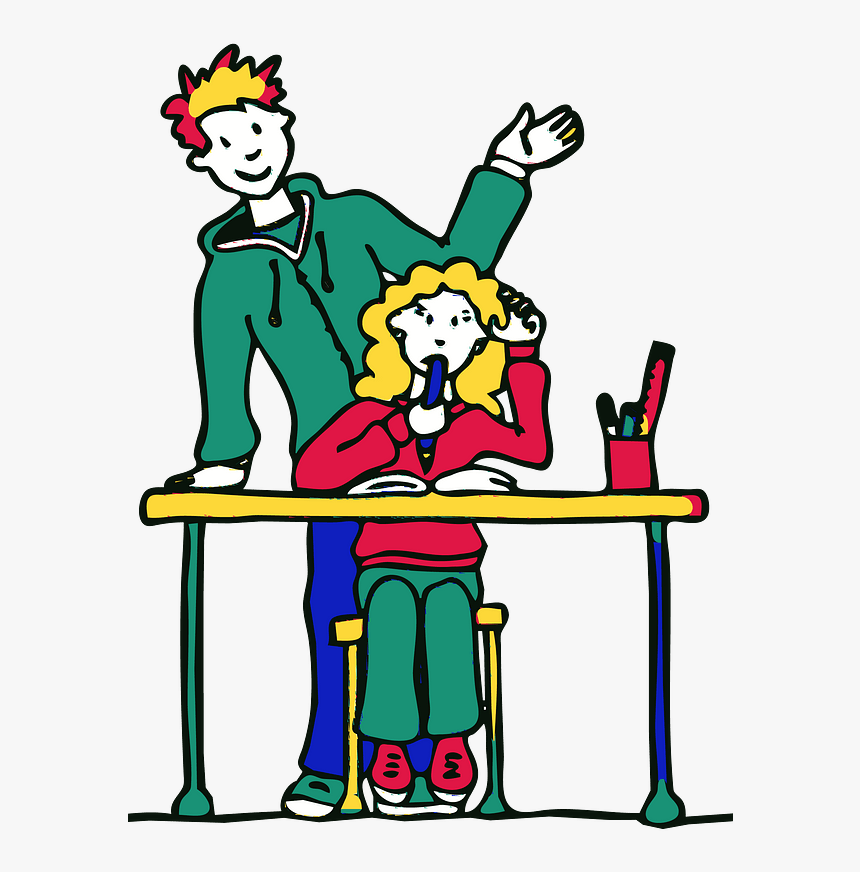 Tutor And Student Clipart - Teacher, HD Png Download, Free Download