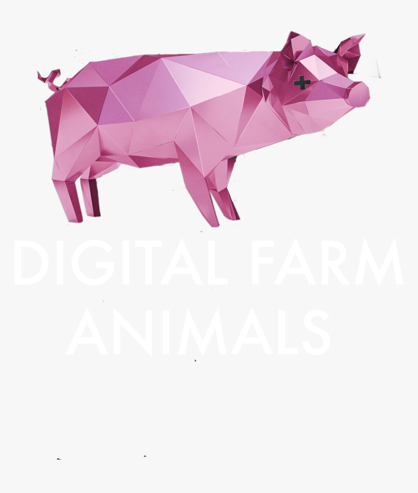 Digital Farm Animals - Origami, HD Png Download, Free Download