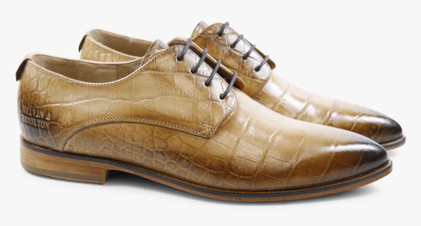 Derby Shoes Jessy 5 Baby Croco Sand Ls - Suede, HD Png Download, Free Download