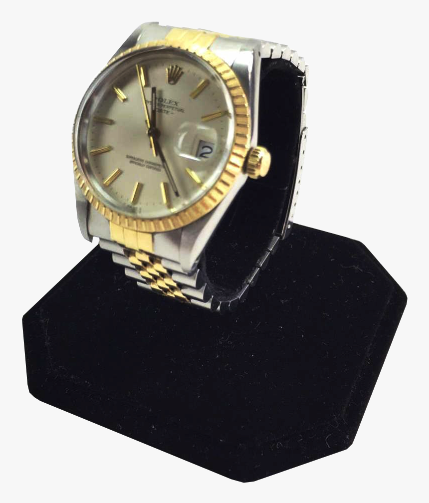 Rolex Oyster Perpetual Date Gold & Stainless Watch - Analog Watch, HD Png Download, Free Download