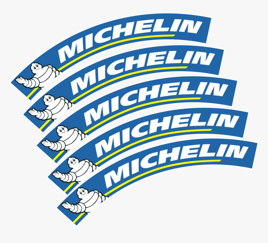 Michelin Tires Logo Png - Blue Michelin Tire Stickers, Transparent Png, Free Download