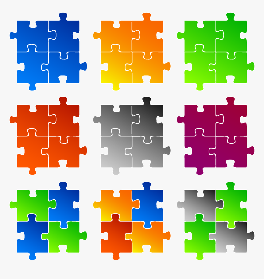 Jigsaw Puzzle Euclidean Vector Clip Art - Puzzle Vector Free, HD Png Download, Free Download