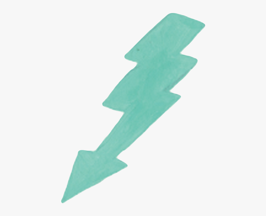 Lightning-bolt - Construction Paper, HD Png Download, Free Download