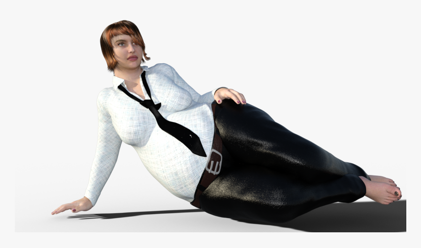 Woman Wearing Dress Shirt - Photo Shoot, HD Png Download, Free Download