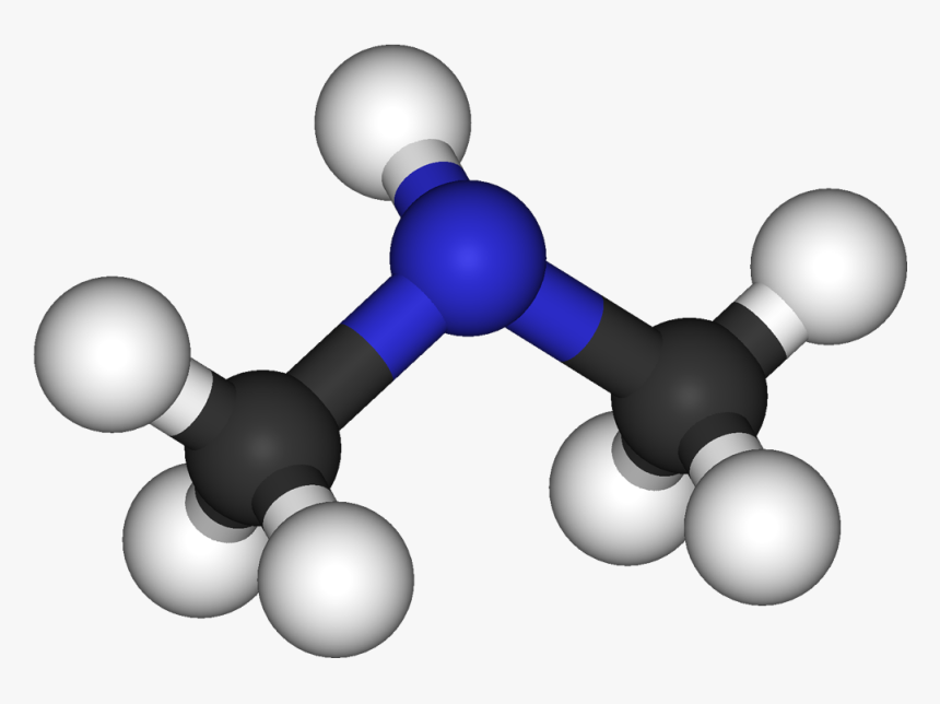 Transparent Molecules Png - Dimethylamine 3d Structure, Png Download, Free Download