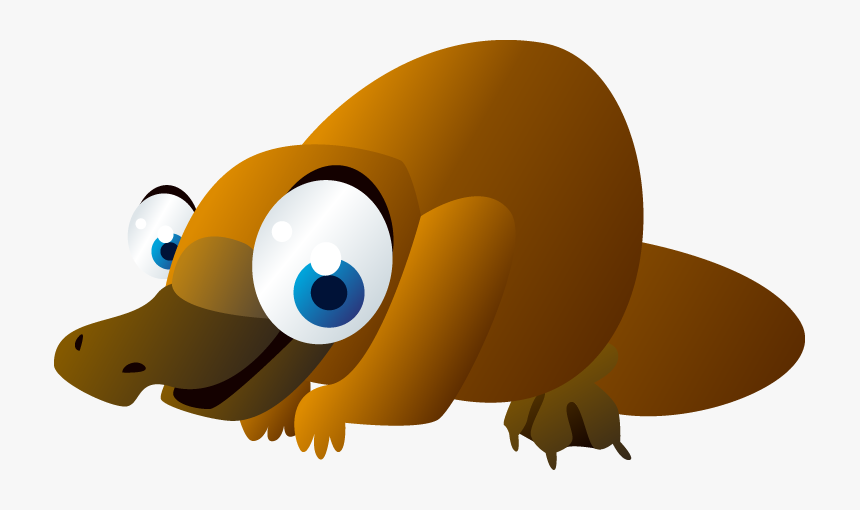 Transparent Brown Eye Clipart - Platypus, HD Png Download, Free Download