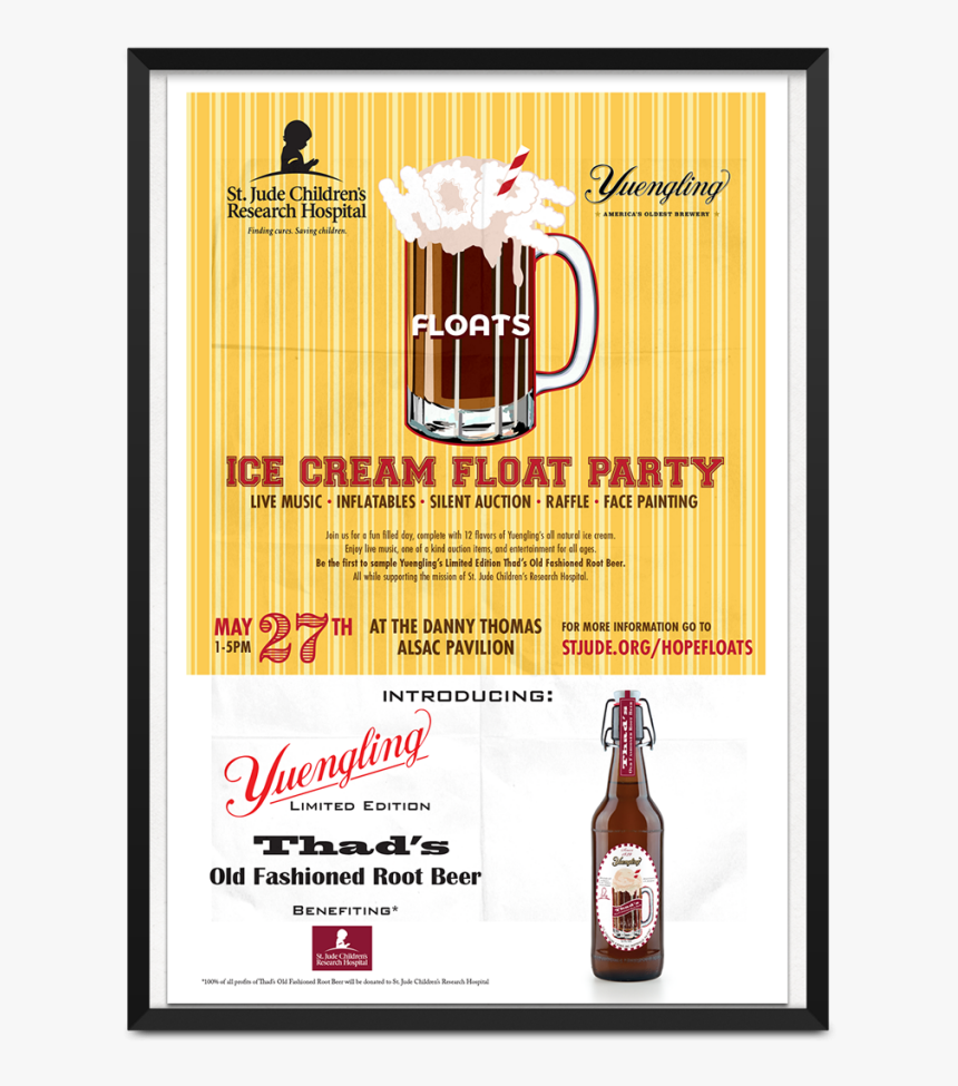 Hopefloatsflyer Poster Mockup - Root Beer Float Flyer Template, HD Png Download, Free Download