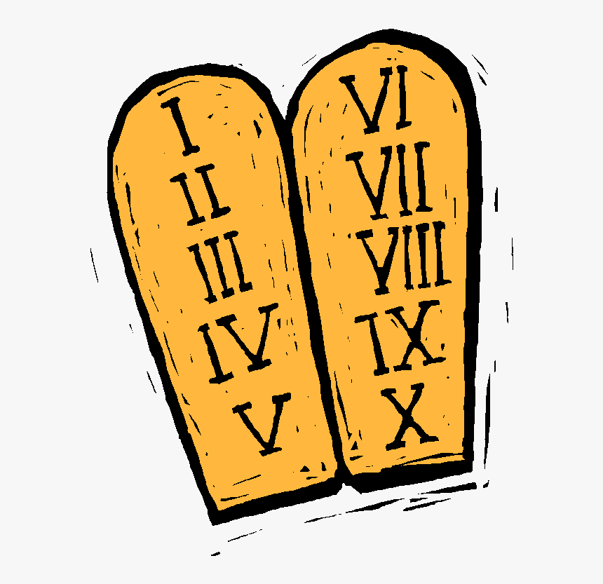 10 Commandments Clipart - 10 Commandments Stone Clipart, HD Png Download, Free Download
