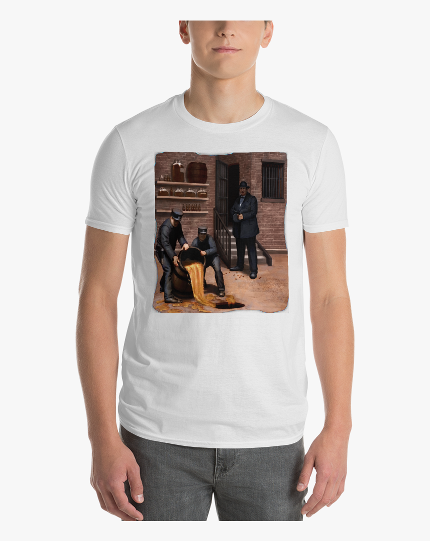 Short Sleeve T Shirt Alcohol Mobster - T-shirt, HD Png Download, Free Download