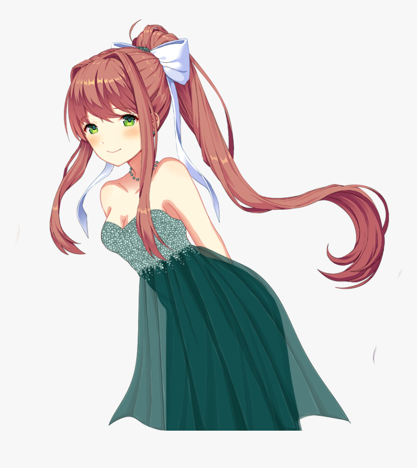 #monika #ddlc #dokidoki #monikasad #justmonika #dokidokiliteratureclub - Doki Doki Literature Club Monika, HD Png Download, Free Download