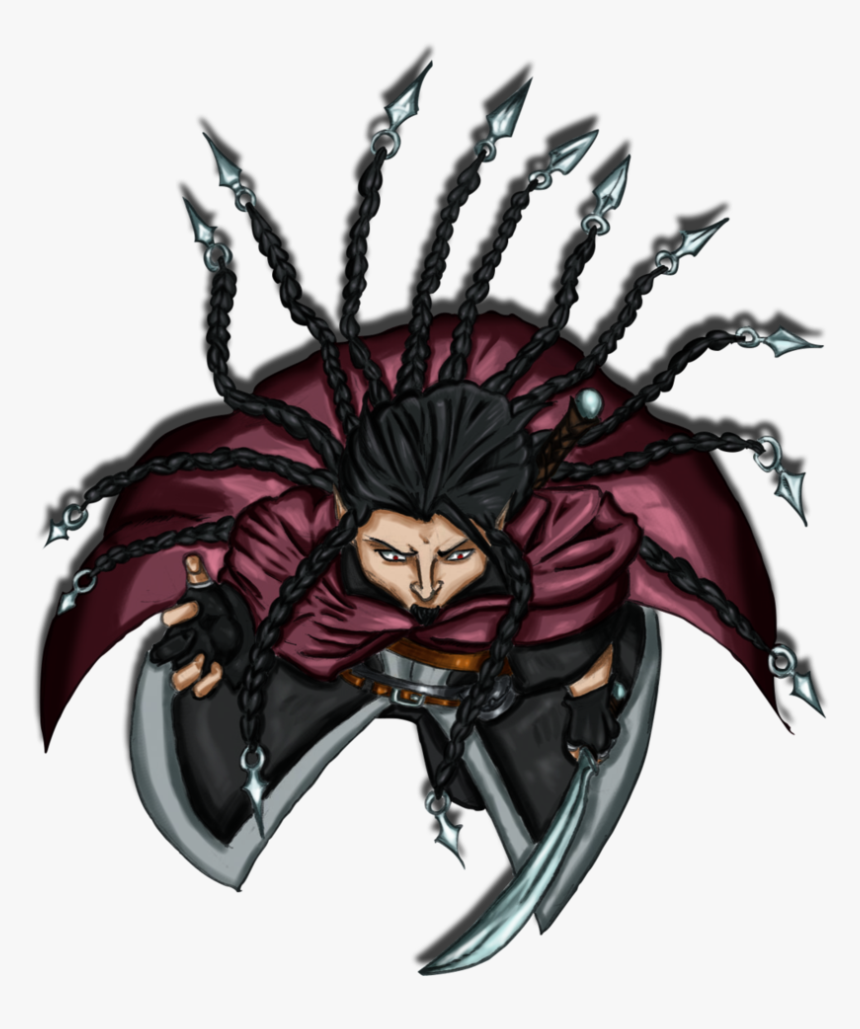 F Warlock Leather Armor Cloak Token Aventures - Warlock Token, HD Png Download, Free Download