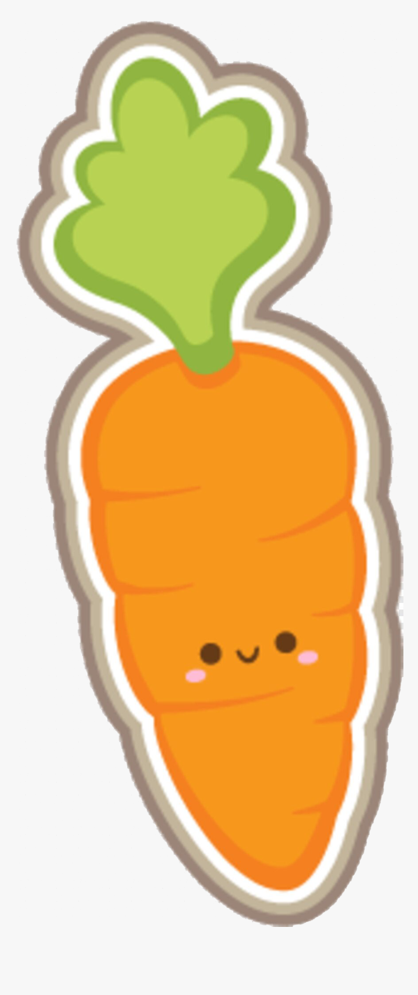 Cute Carrot Transparent Image - Cute Carrot Clipart Png, Png Download, Free Download