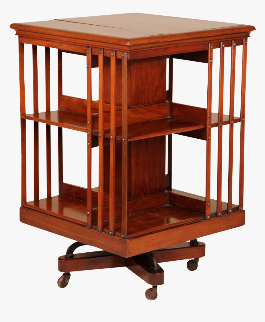 Stylish Rotating Bookcase - Revolving Bookcase, HD Png Download, Free Download