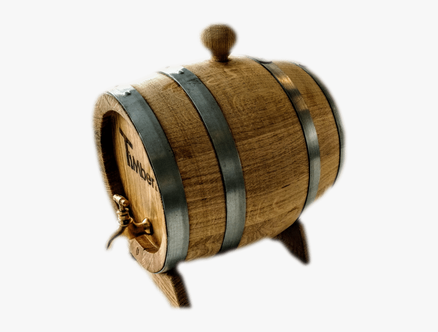 A Wooden Barrel For Wine, Whisky Or Beer - Wood, HD Png Download, Free Download